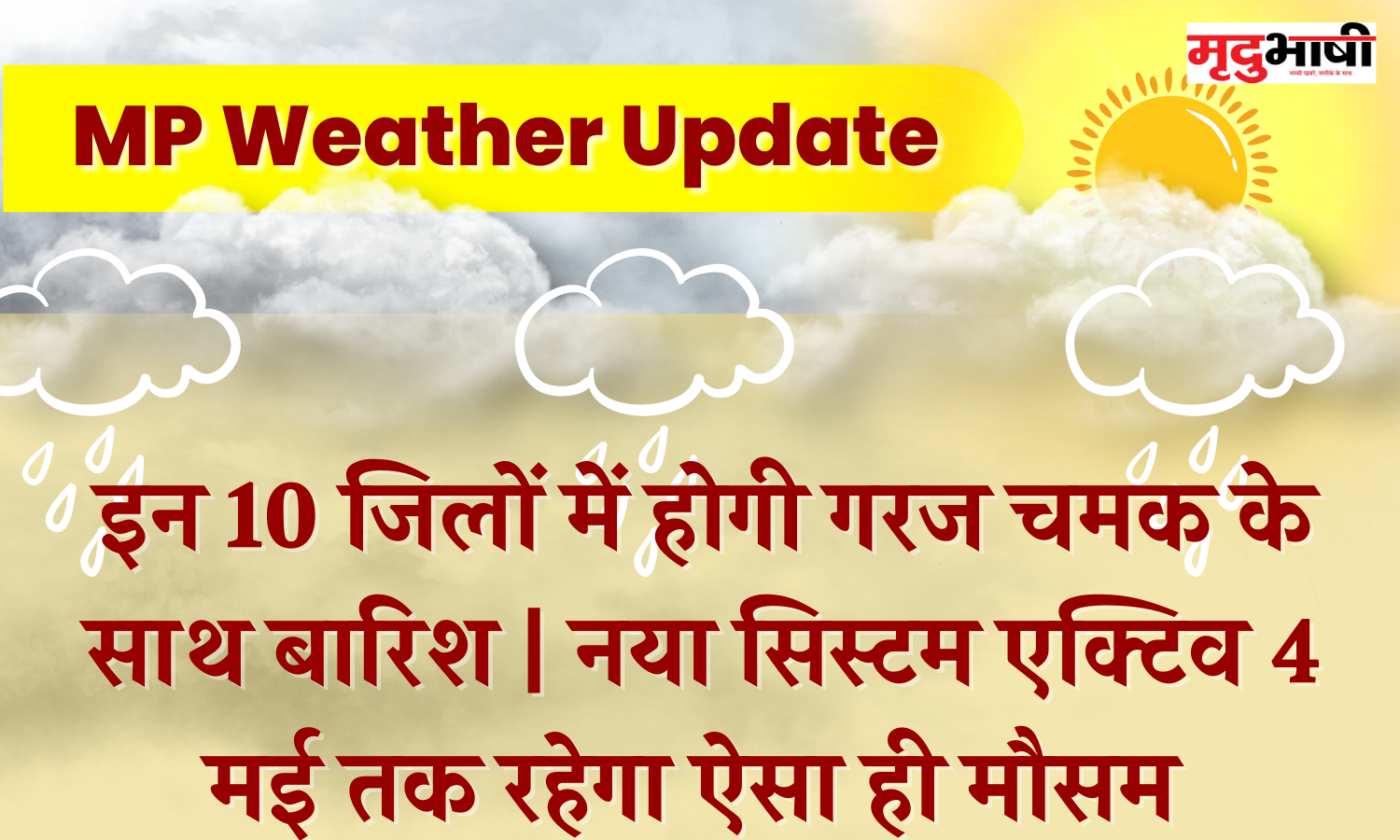 MP Weather Update: New system becoming active again after 2 days