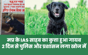 मप्र के IAS साहब का कुत्ता हुआ गायब,2 दिन से पुलिस और प्रशासन लगा खोज में