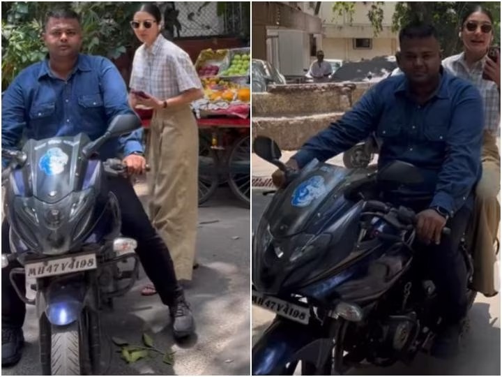 बिना हेलमेट बाइक पर घूमना Anushka Sharma को पड़ा भारी, मुंबई पुलिस ने काटा चालान! , देखें वीडियो  