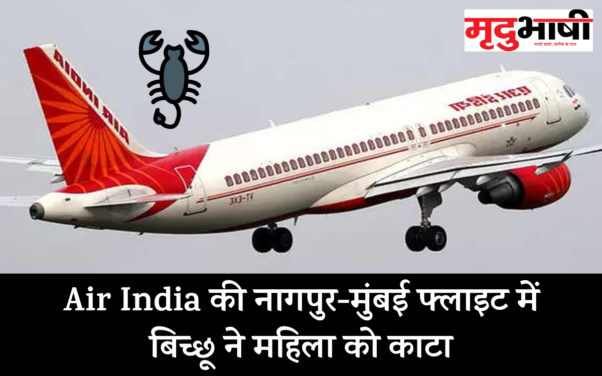 Air India की नागपुर-मुंबई फ्लाइट में बिच्छू ने महिला को काटा