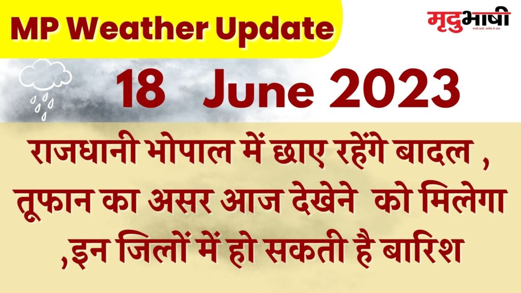 mp weather 18 june 2023