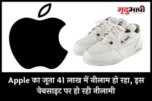 Apple का जूता 41 लाख में नीलाम हो रहा, इस वेबसाइट पर हो रही नीलामी
