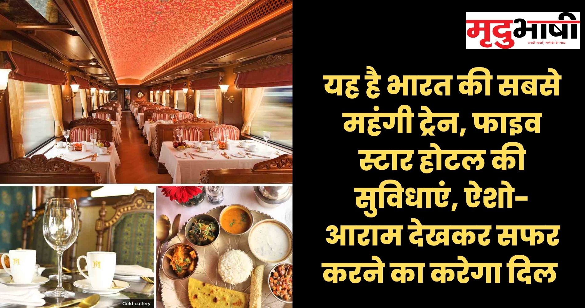 यह है भारत की सबसे महंगी ट्रेन, फाइव स्टार होटल की सुविधाएं, ऐशो-आराम देखकर सफर करने का करेगा दिल