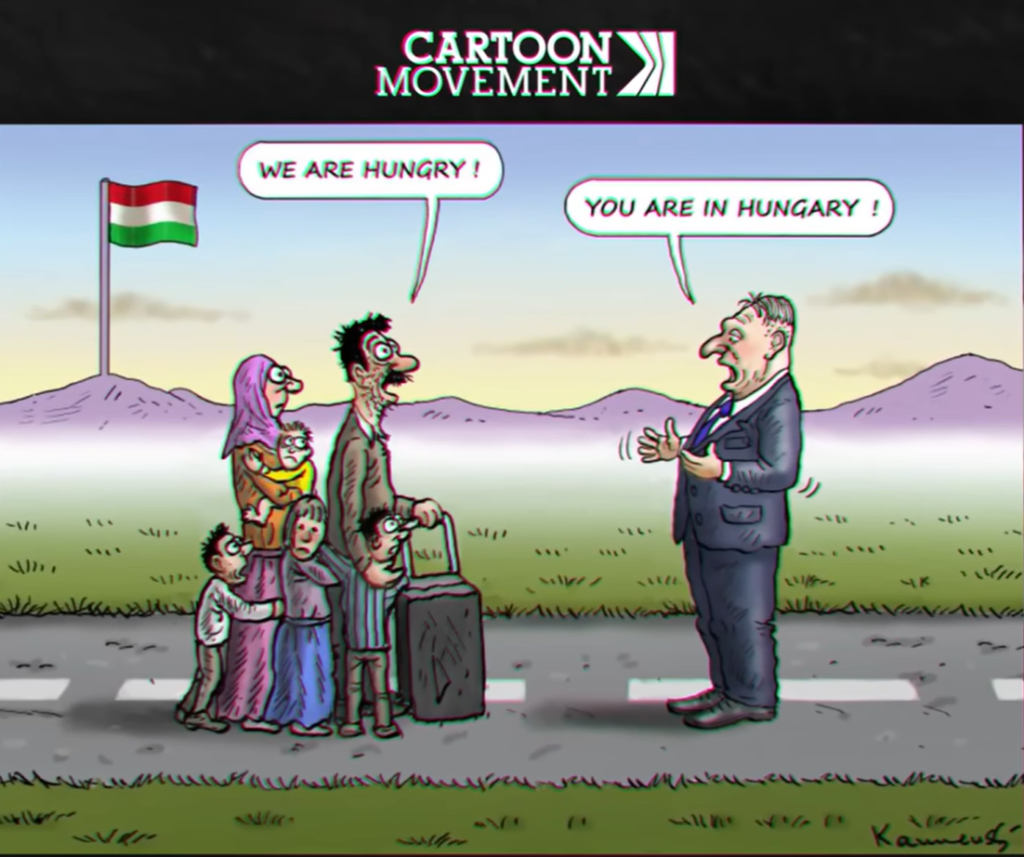 ये कार्टून जिसको पब्लिश किया था एक हंगेरियन कार्टून ने।