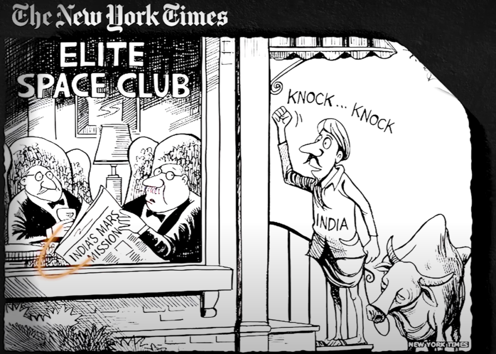 2015 The New york Times पब्लिश कार्टून -