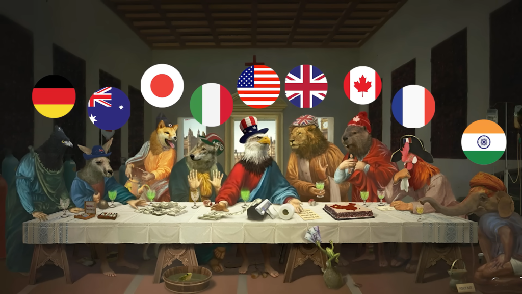 सभी G-7 देश जैसे की Canada, Germany, France, italy, japan, U.K, और U.S