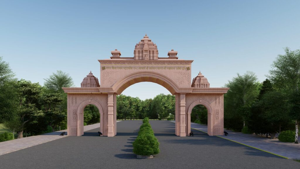 सनावद नगर के गौरव आचार्य श्री वर्धमान सागर जी महाराज के नाम पर बनाया जायेगा प्रवेश द्वार