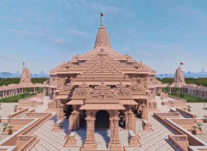 Ayodhya Ram Mandirमंदिर के 12 द्वार, 392 पिलर
