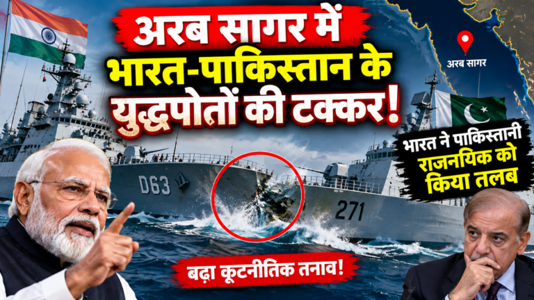 अरब सागर में भारत-पाकिस्तान के युद्धपोतों की टक्कर, भारत ने पाकिस्तानी राजनयिक को किया तलब