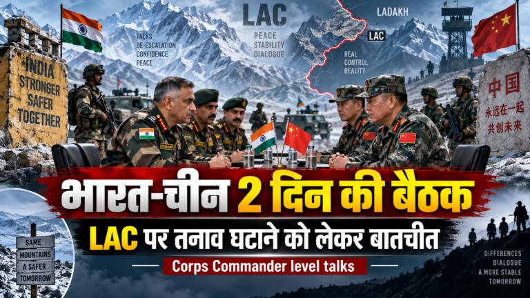 भारत-चीन के बीच 2 दिन चली Corps Commander बैठक: LAC पर तनाव घटाने को लेकर हुई बातचीत