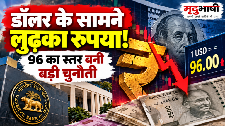 रुपये पर बढ़ा दबाव, डॉलर के मुकाबले 96 का स्तर बना बड़ी चुनौती