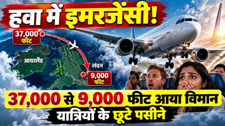 ब्रिटिश एयरवेज की फ्लाइट ने हवा में घोषित की इमरजेंसी, आयरलैंड के ऊपर मचा हड़कंप ;